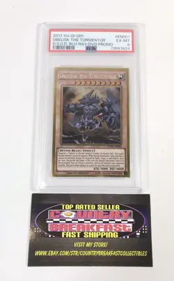 YuGiOh! Obelisk The Tormentor D.S.O.D Blu-Ray/DVD Promo MVPC-EN001 PSA 6 EX-Mint - Image 1