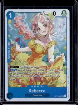 2026 One Piece Adventure on Kami's Island Rebecca Super Rare #OP15-053 - Image 1