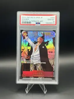Shanks Manga PSA10 One Piece Card Game Japanese Art Parallel SR OP09-004 2024 JP - Image 1