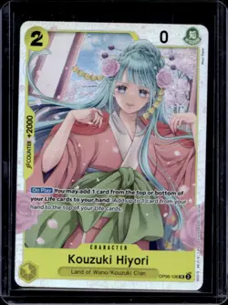 2024 One Piece The Best Kouzuki Hiyori Super Rare #OP06-106 - Image 1