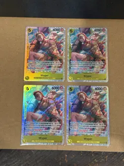 SHIPS TODAY x4 Wyper OP15-114 SR Adventure On Kami's Island One Piece OP15 Eng - Image 3