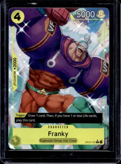 2024 One Piece 500 Years in the Future Franky Alternate Art Rare #OP07-107 - Image 1