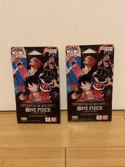 One Piece OP-09 EMPERORS IN THE NEW WORLD English Sleeved Booster Pack Lot Of 2 - Image 1