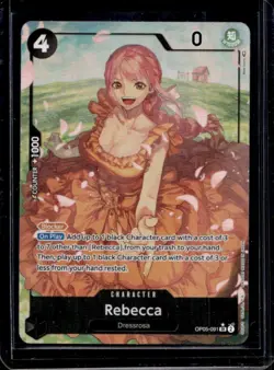2023 One Piece Awakening of the New Era Rebecca Super Rare Alt Art #OP05-091 - Image 1
