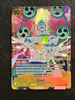 One Piece Enel EB02-052 Alternate Art Extra Booster: Anime 25th Collection - Image 1