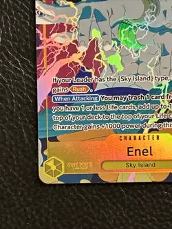 One Piece Enel EB02-052 Alternate Art Extra Booster: Anime 25th Collection - Image 4