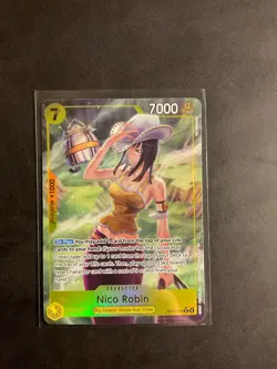 One Piece OP15-109 R Alt Art Nico Robin Adventure on KAMI's Island English - Image 1