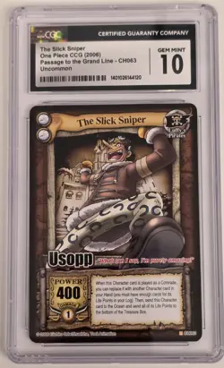 2006 Usopp One Piece - Passage To Grand Line - CH063 - English Version CGC 10 - Image 1