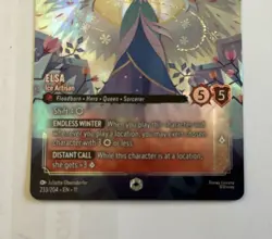 Disney Lorcana Winterspell Elsa Ice Artisan Enchanted Holo 233/204 - Image 3