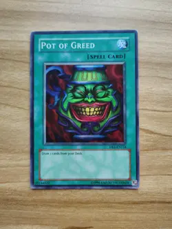Yu-Gi-Oh - Pot Of Greed - Super Rare / Holo - DB1-EN134 - Image 1