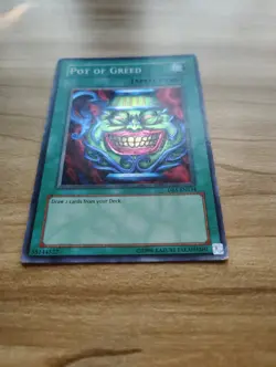 Yu-Gi-Oh - Pot Of Greed - Super Rare / Holo - DB1-EN134 - Image 2