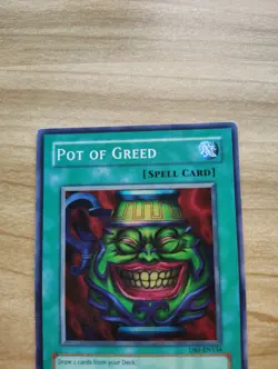 Yu-Gi-Oh - Pot Of Greed - Super Rare / Holo - DB1-EN134 - Image 3