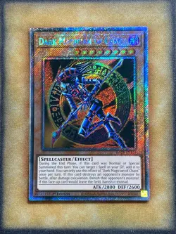 Yugioh Dark Magician of Chaos RA03-EN134 Platinum Secret Rare 1st Ed NM - Image 1