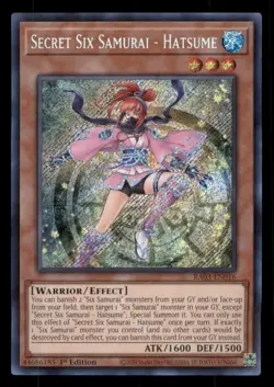 Yugioh Secret Six Samurai #RA03-EN016 Quarter Century Bonanza LP - Image 1