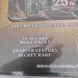 YU-GI-OH TCG 25TH QUARTER CENTURY 1ST EDITION HOLIDAY GIFT BOX *FACTORY SEALED* - Image 4