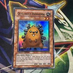 Yugioh! Quillbolt Hedgehog DPCT-ENY02 Super Rare Limited Edition LP - Image 1