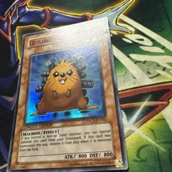 Yugioh! Quillbolt Hedgehog DPCT-ENY02 Super Rare Limited Edition LP - Image 2