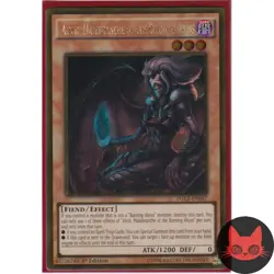 Yugioh Alich, Malebranche of the Burning Abyss PGL3-EN047 Gold Rare 1st Ed NM - Image 1