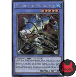 Yugioh Nekroz of Catastor THSF-EN018 Secret Rare NM - Image 1