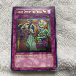 Yugioh Goblin Out Of The Frying Pan SOI-EN059 Ultimate Rare Near Mint - Image 1