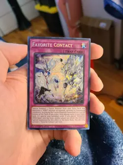 Yugioh Favorite Contact MP24-EN063 1st Prismatic Secret Rare - Image 1