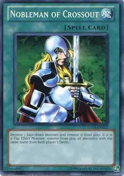 YUGIOH 2x Nobleman of Crossout x2 - TU03-EN017 - Common - Unlimited Edition NM - Image 1