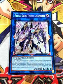 Allied Code Talker @Ignister alin-en051 1st Edition (NEW) Secret Rare Yu-Gi-Oh! - Image 1