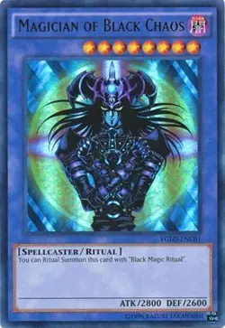 Yugioh! LP Magician of Black Chaos - YGLD-ENC01 - Ultra Rare - Unlimited Edition - Image 1