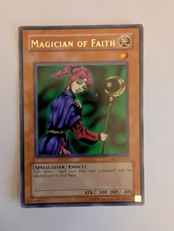 1x Magician of Faith - Rare - DB1-EN163 - LP - Image 1