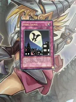 Yugioh Card - Hero Signal TLM-EN049 Ultimate Rare 1st Edition Euro Print - Image 1