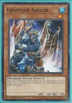 3x Yugioh EXFO-EN029 Grappler Angler Common NM 1st Edition - Image 1