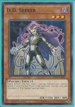 3x Yugioh EXFO-EN031 D.D. Seeker Rare NM 1st Edition - Image 1