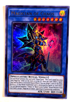 Near Mint - MAGICIAN OF CHAOS - ULTRA RARE - DUPO-EN001 - YUGIOH! Card - Image 1