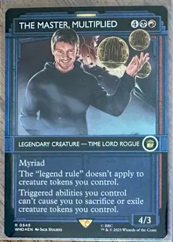The Master, Multiplied (Showcase) Doctor Who Magic the Gathering MTG, Foil (545) - Image 1