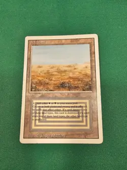Magic the Gathering Revised Scrubland - Image 1