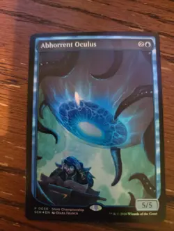 Magic: The Gathering Abhorrent Oculus Store Championship Foil Promo Blue 0050 - Image 1