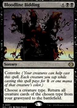 Bloodline Bidding R Lorwyn Eclipsed 91 NM - Image 1