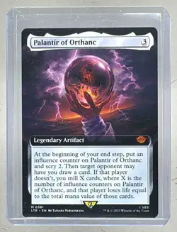 Palantir of Orthanc 2023 Magic: The Gathering Lord Rings Tales Middle-Earth #381 - Image 1