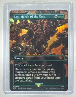 Last March of the Ents 2023 MTG Lord Rings Tales Middle-Earth #0418 Foil - Image 1