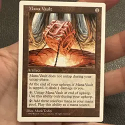 1997 MANA VAULT MTG 5th Edition Regular - Mark Tedin +++ - Image 5