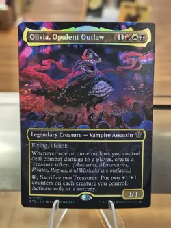 Olivia, Opulent Outlaw (Borderless) Commander: Outlaws of Thunder Junction Foil - Image 1