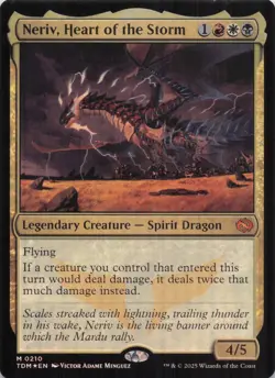 Neriv, Heart of the Storm TDM Mythic Foil #210 NM MTG - Image 1
