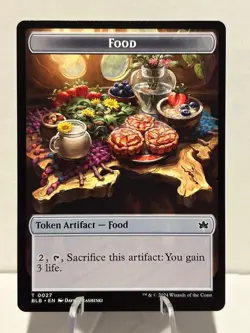 Food Token 27 T Bloomburrow NM MTG - Image 1