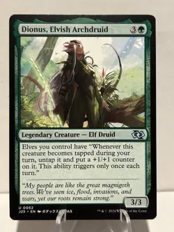 Dionus, Elvish Archdruid (Anime) 52 U Foundations Jumpstart NM MTG - Image 1