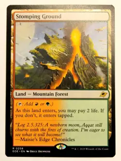 Stomping Ground | 258 | Regular | Rare | Edge of Eternities | MTG | NM - Image 1