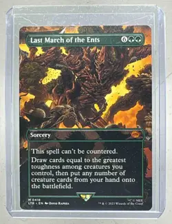 Last March of the Ents 2023 MTG Lord Rings Tales Middle-Earth #0418 (A) - Image 1
