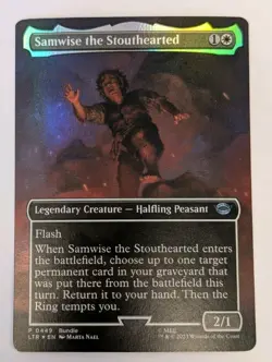 Samwise the Stouthearted Lord Of The Rings Promo Foil - MTG - Image 1