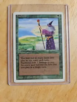 Fastbond Revised Edition Regular, Magic the Gathering, MTG - Image 1