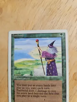 Fastbond Revised Edition Regular, Magic the Gathering, MTG - Image 5