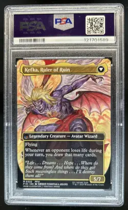 2025 Magic MTG Final Fantasy Kefka Court Mage Ruler of Ruin BL Rare #0322 PSA 10 - Image 2